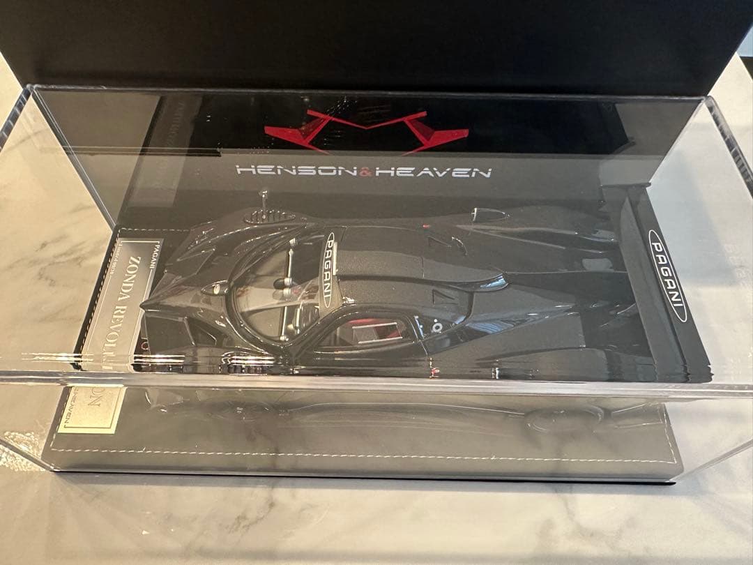 入手困難 HH モデル 1/18 パガーニ Zonda R ブラックカーボン