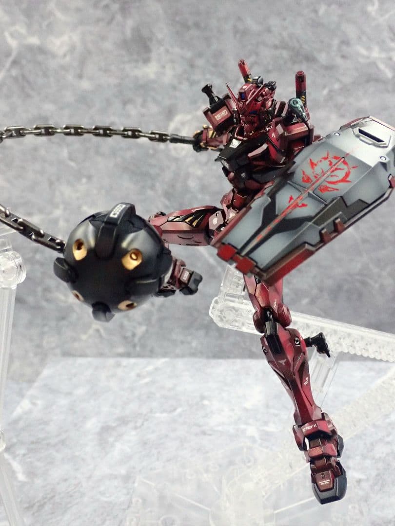 HG ジークアクス 赤いガンダム(フルビット) 全塗装 ガンプラ塗装済 完成品