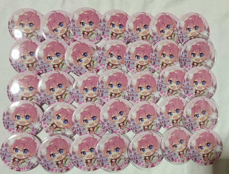 すとぷり　さとみ　缶バッチ　すとねく　デフォ