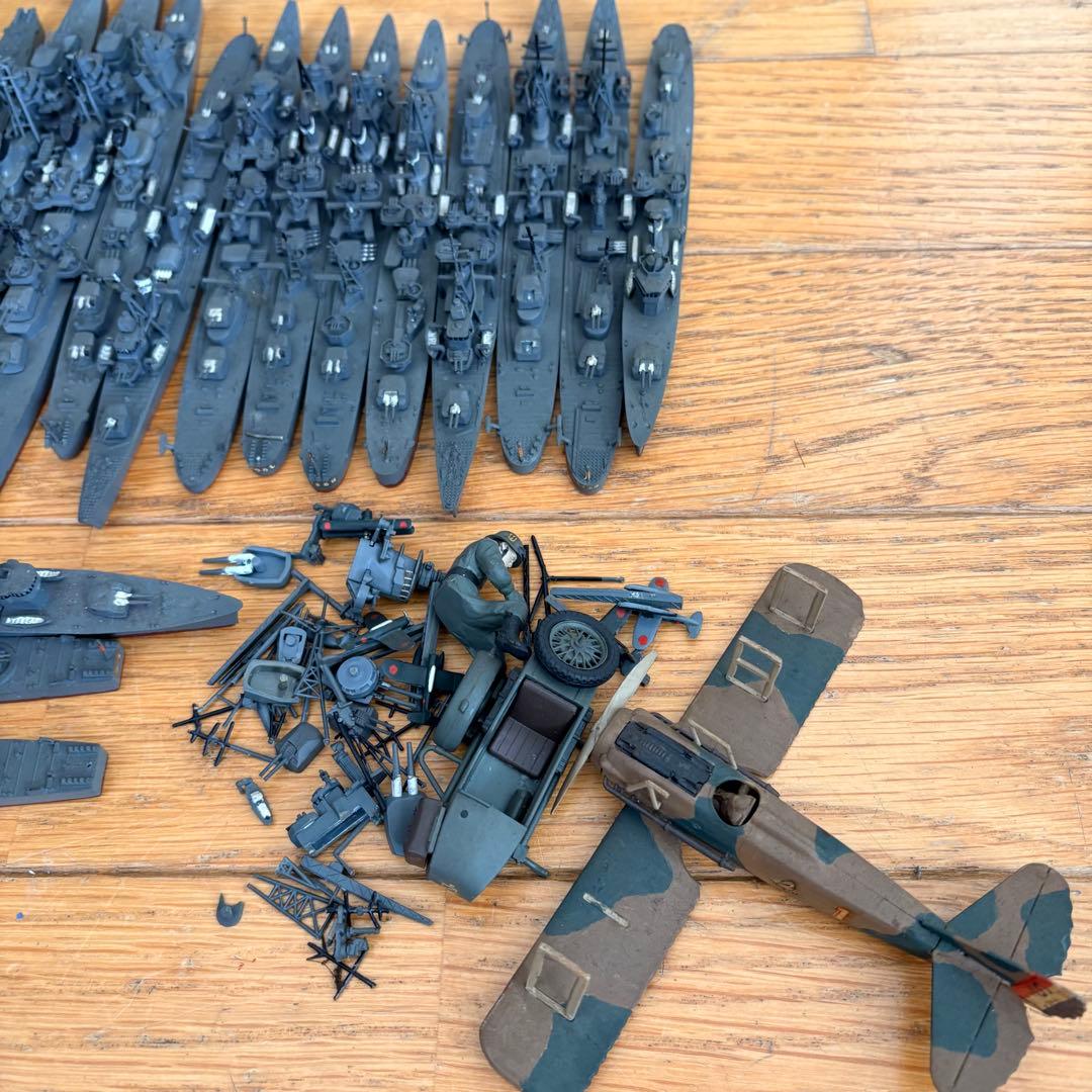 プラモデル 軍艦　ウォーターラインシリーズ ジャンク