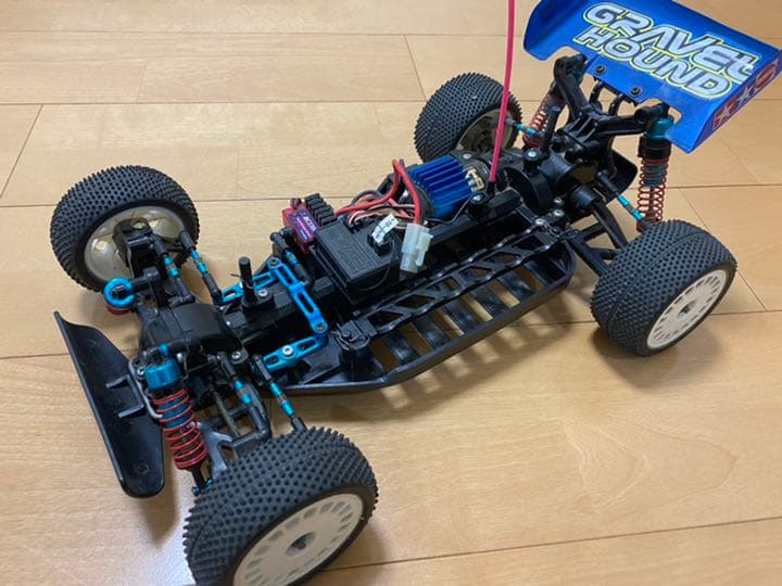 【値下げ】タミヤ グラベルハウンドDF-02 シャーシ プロポ　バッテリーセット