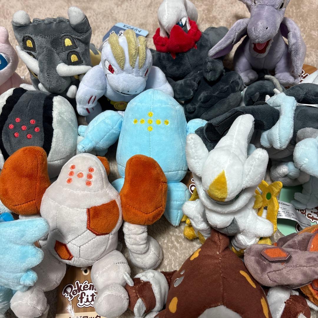 ポケモンフィットぬいぐるみ 18体セット　タグなしあり混在　まとめ売り