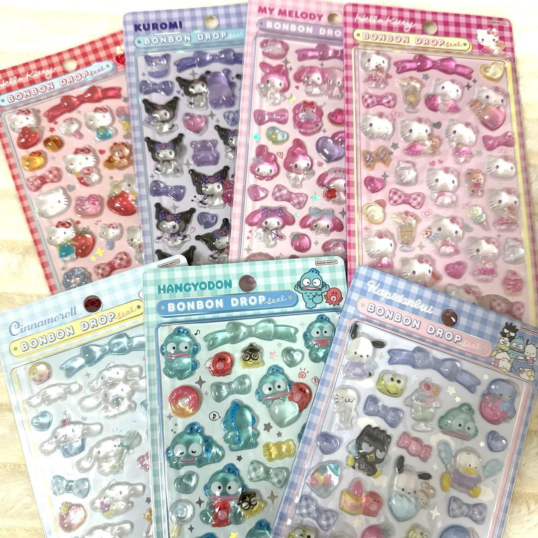 b*y様 国内正規品　第二弾　サンリオボンボンドロップシール7種セット