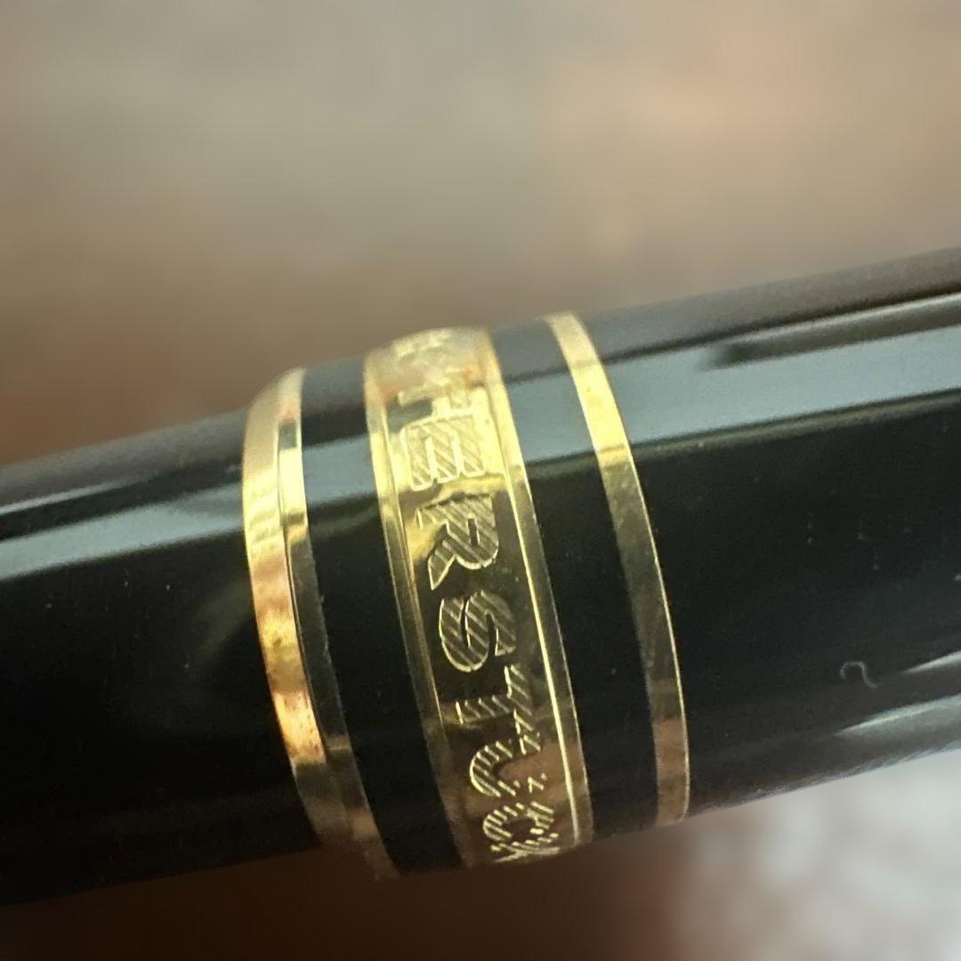 ★良品★モンブラン164Gクラシック黒金ボールペン ケース付