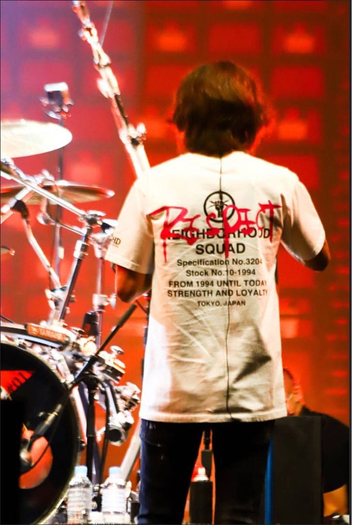 【ムサオ様】稲葉浩志 × NEIGHBORHOODコラボ Tシャツ XL 白＆黒