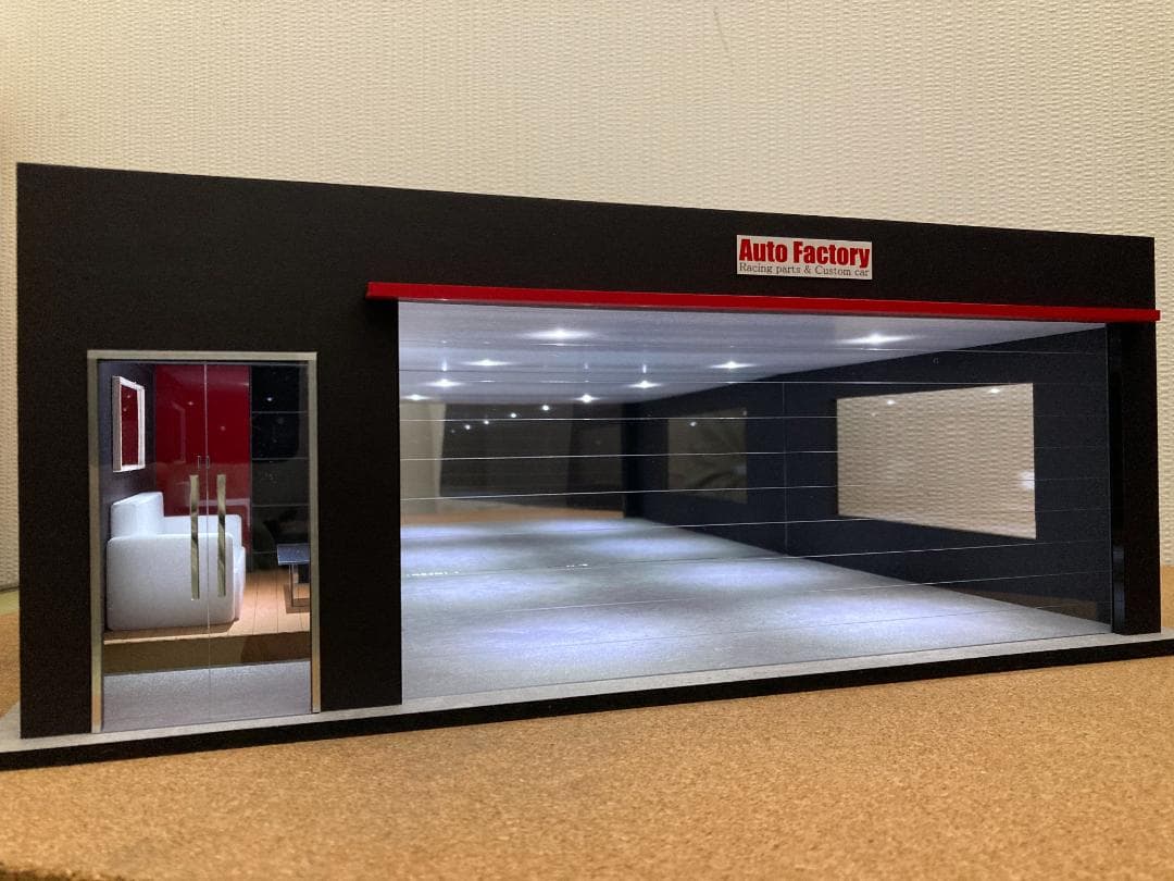 池谷ジオラマ：1/18 リビングタイプガレージⅠ／男の秘密基地ガレージ！