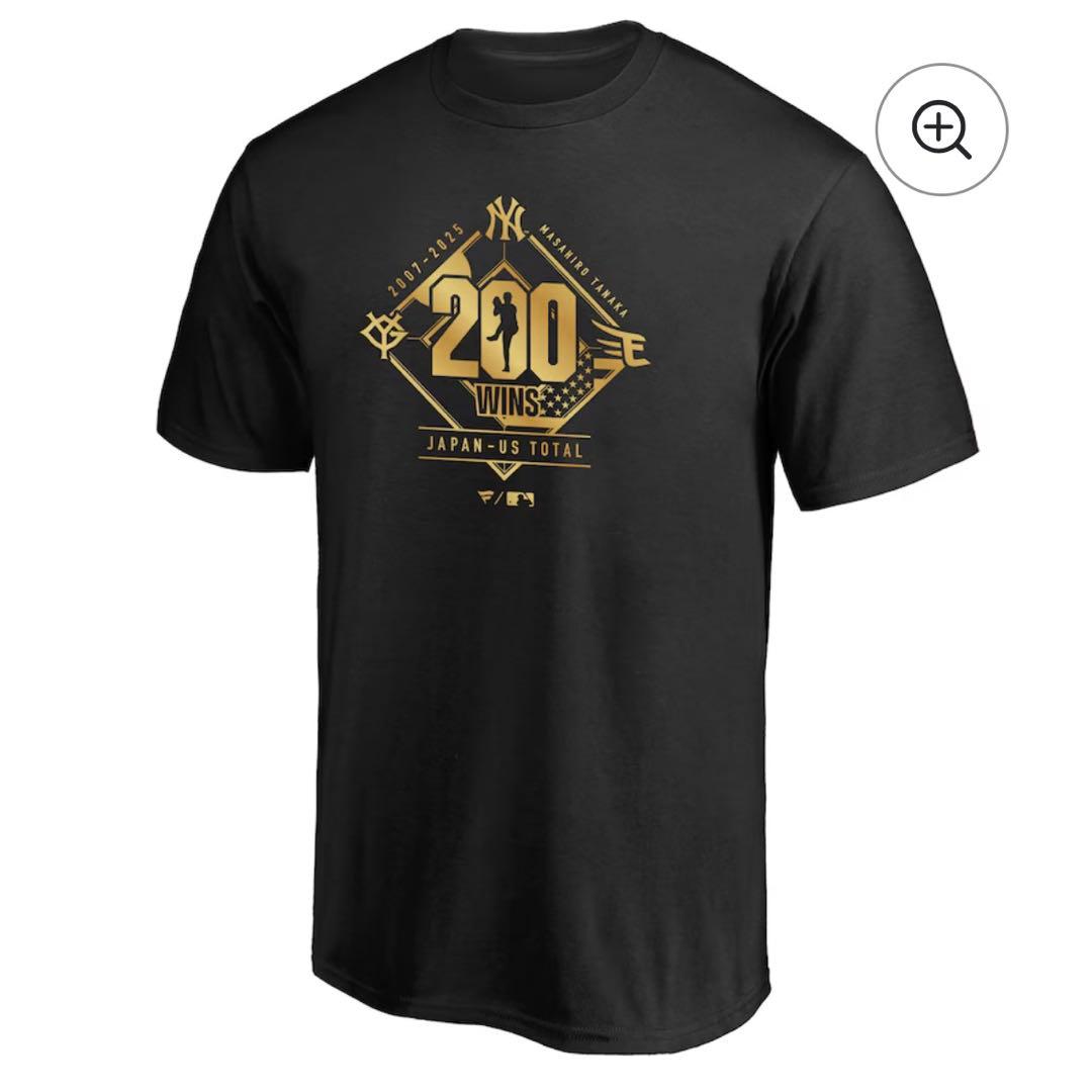 田中将大　日米200勝　記念 Tシャツ M