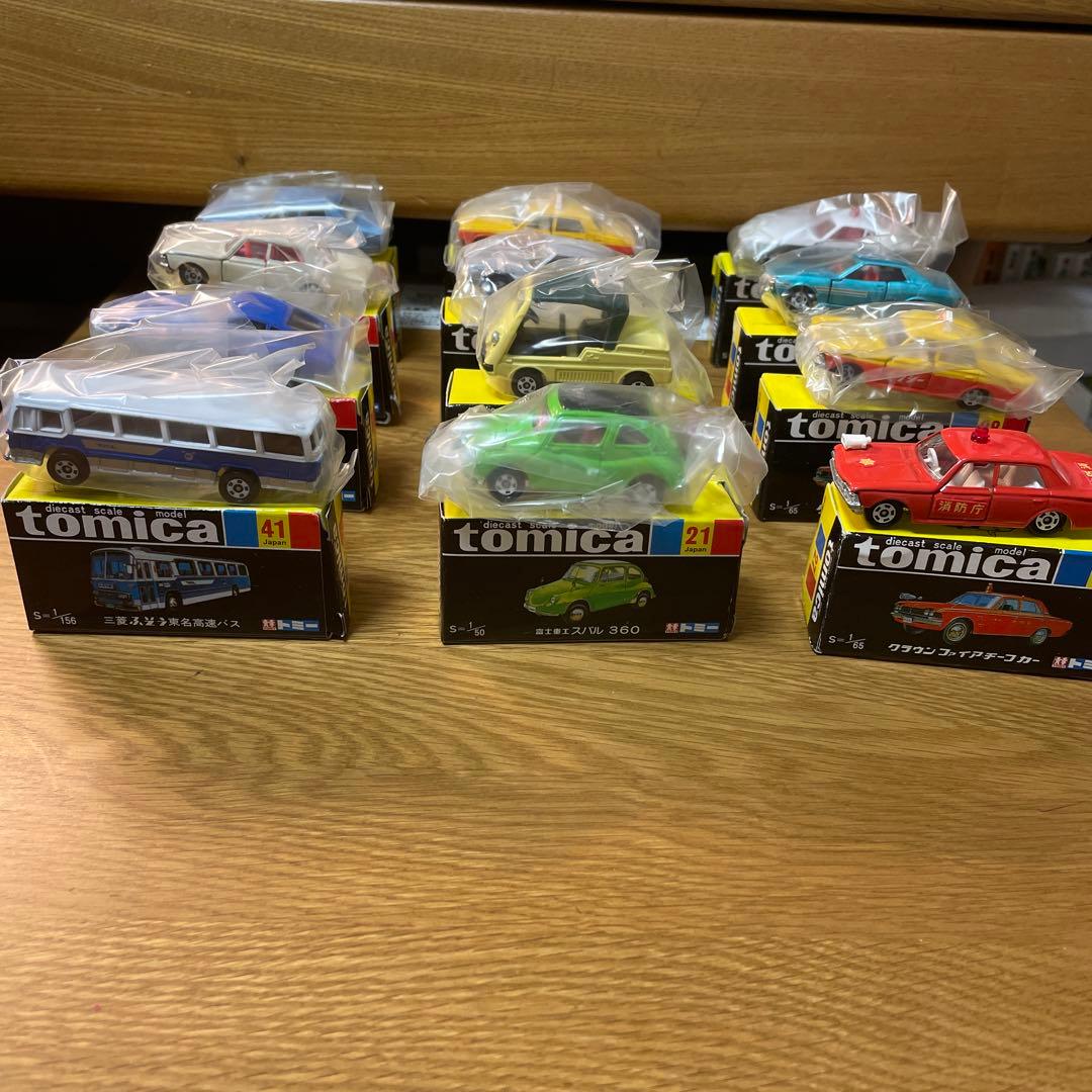 復刻版トミカ黒箱　12台セット