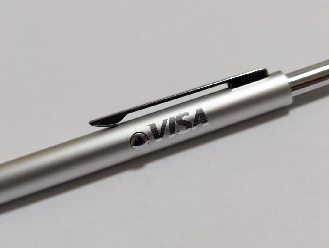 メーカー不明　ダブルノック式シャープペンシル　廃盤　VISA