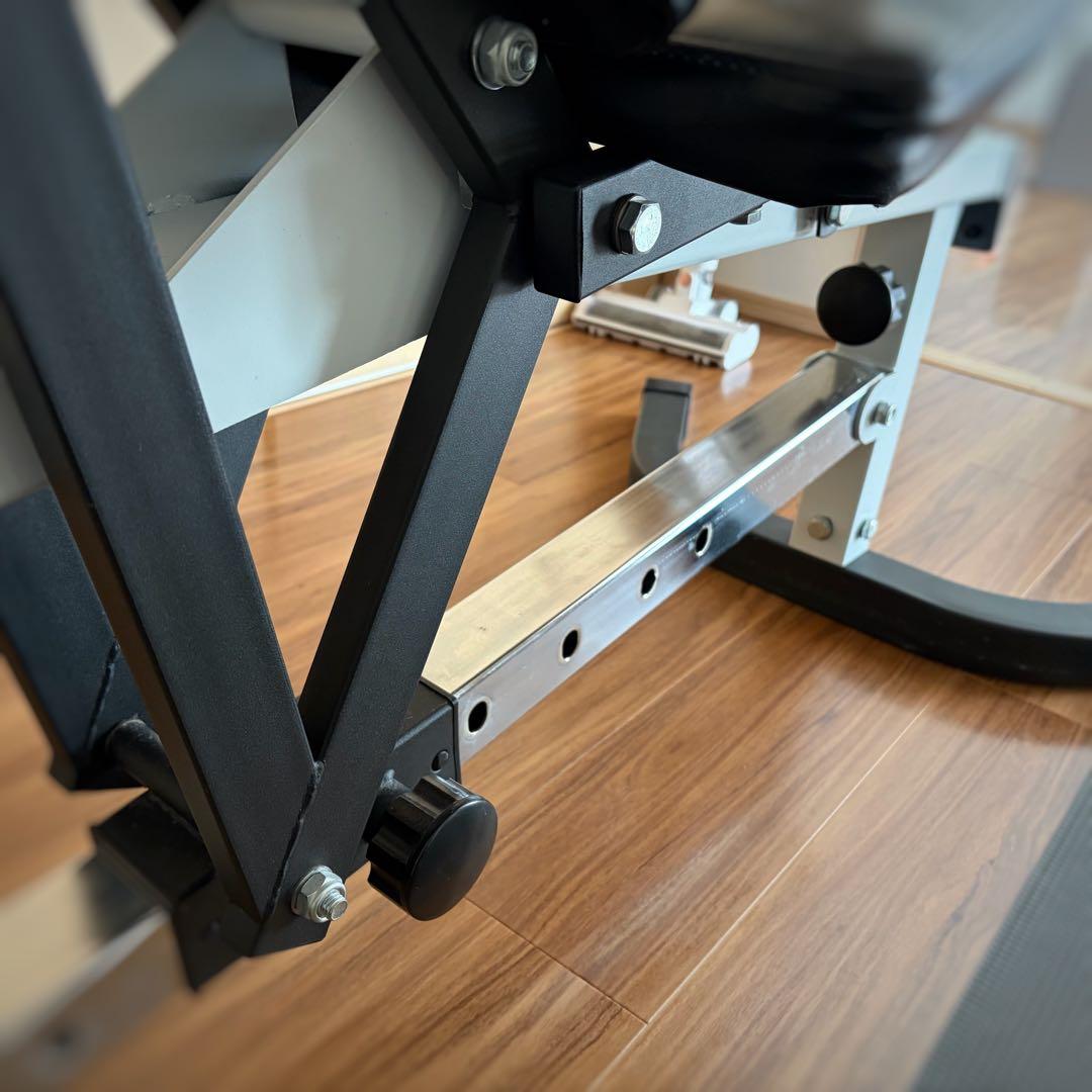 ジム級総重量105kg IROTECバーベル＋トレーニングベンチ付