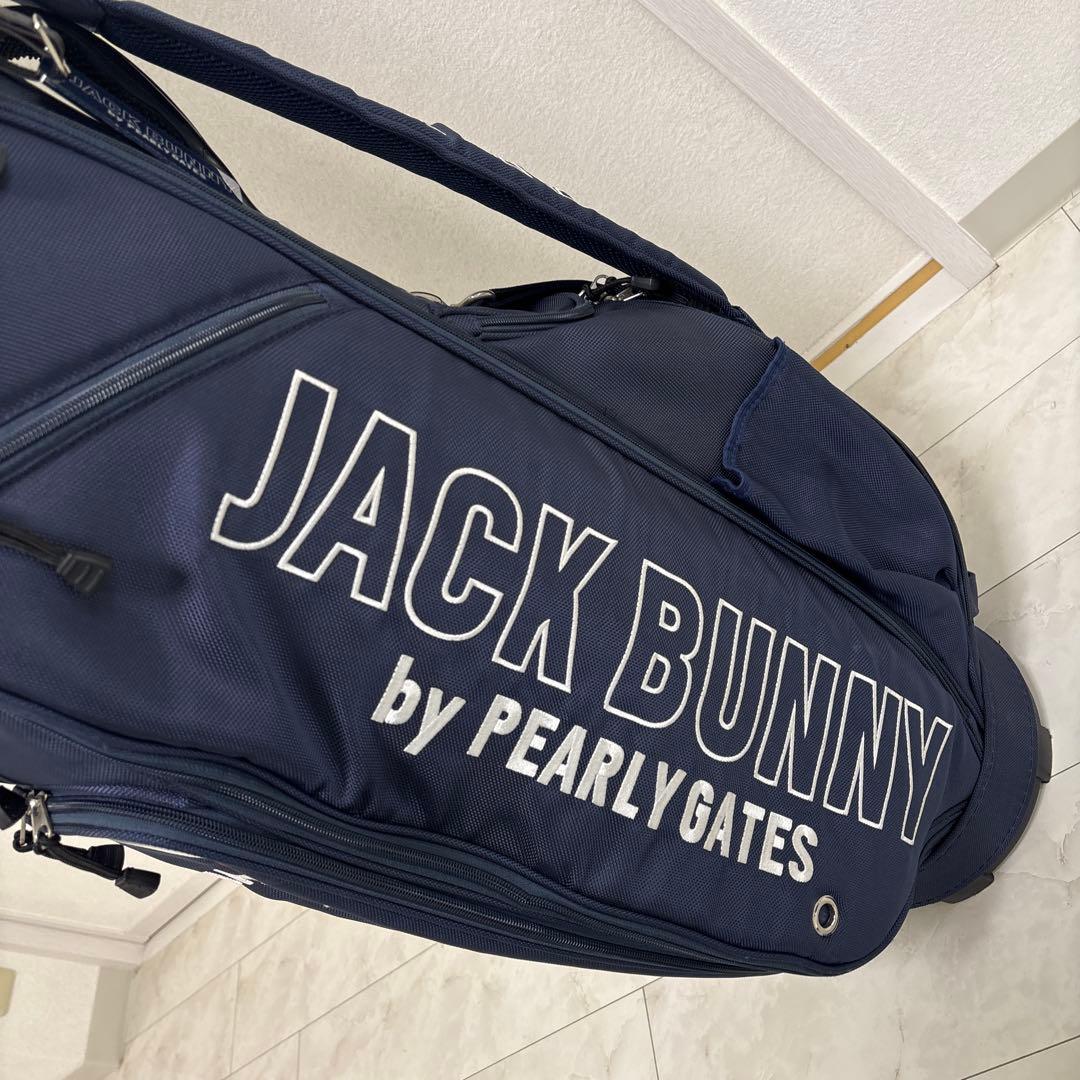 ジャックバニー JACK BUNNY キャディーバッグ ネイビー