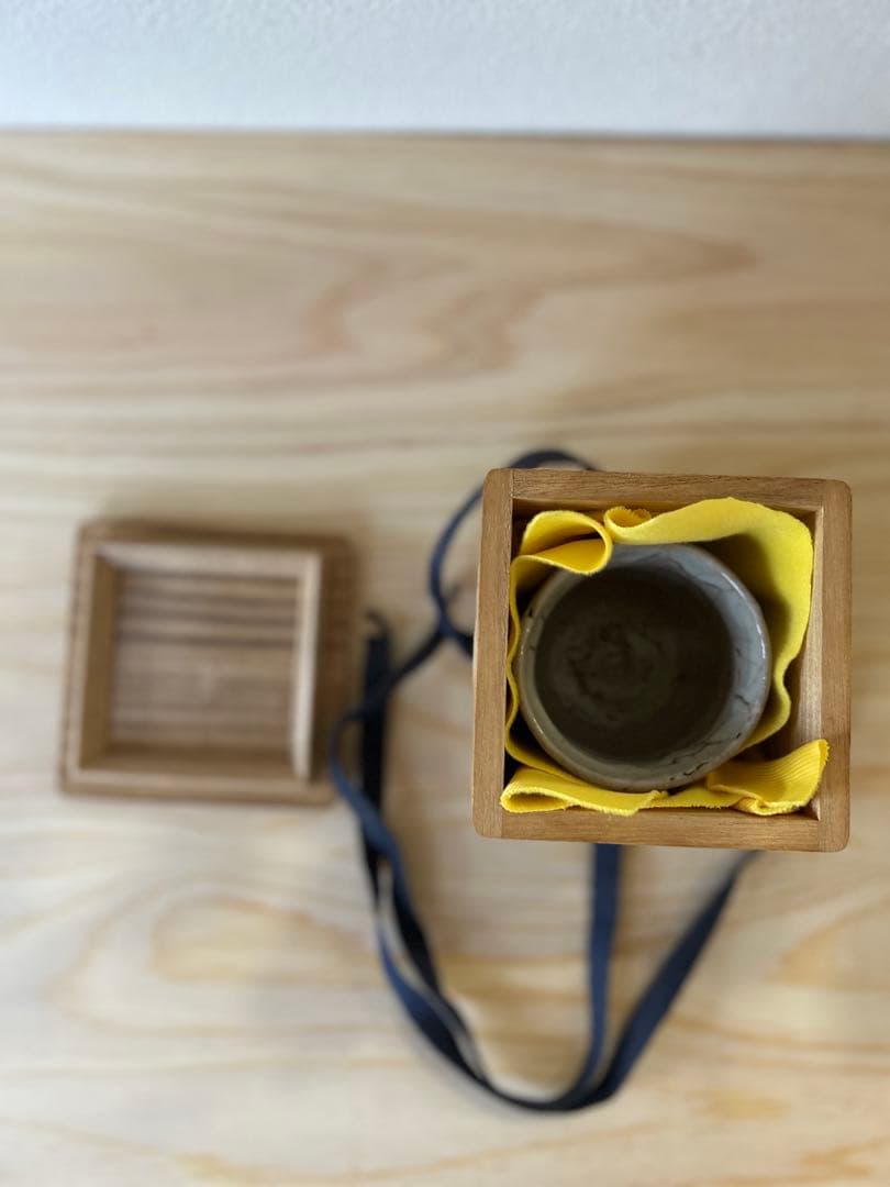中川自然坊　ぐい呑　彫唐津