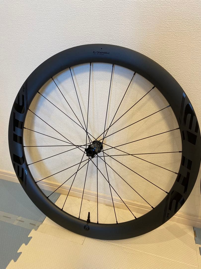 ELITEWHEELS EDGE カーボンホイール1347g50mm XDR専用