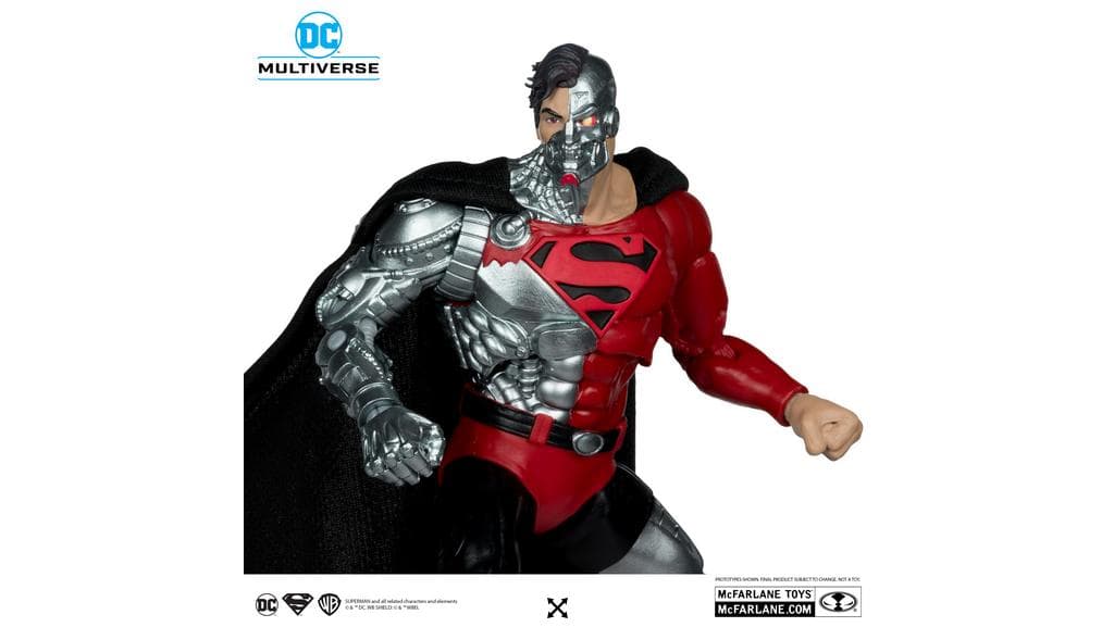 【マクファーレントイズ】新品 正規品 DCマルチバース サイボーグ スーパーマン