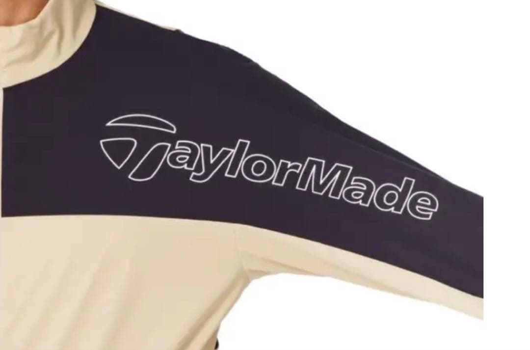 TaylorMade ゴルフジャケット ベージュ/黒