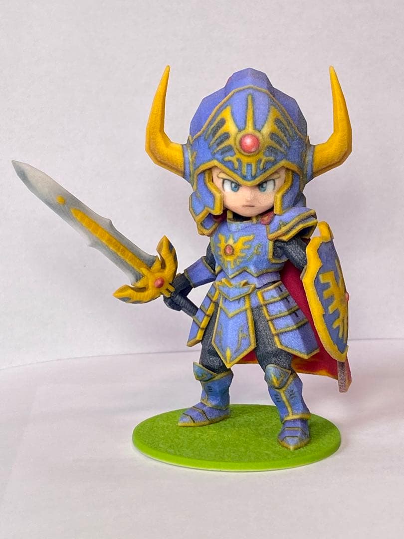 ドラゴンクエスト3Dプリントフィギュア ロトの装備 ロトの剣 伝説の鎧 鳥山明