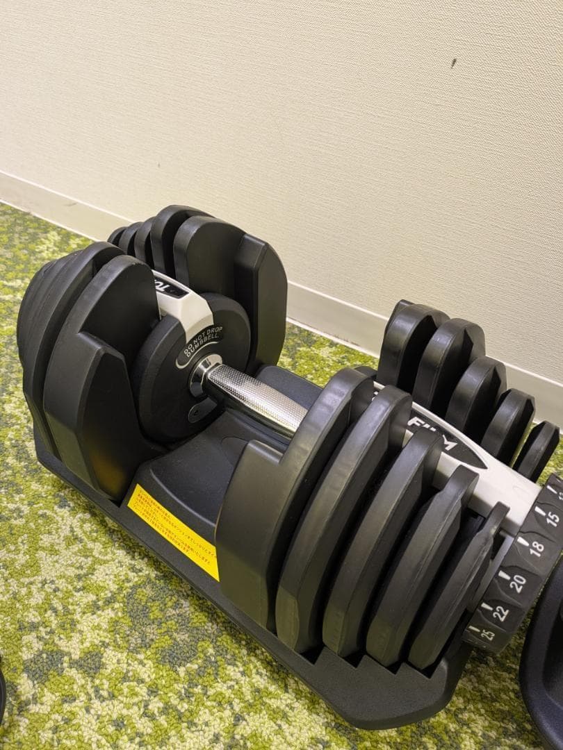 新古品 TOP FILM 可変式 ダンベル 40kg 1個 T-039