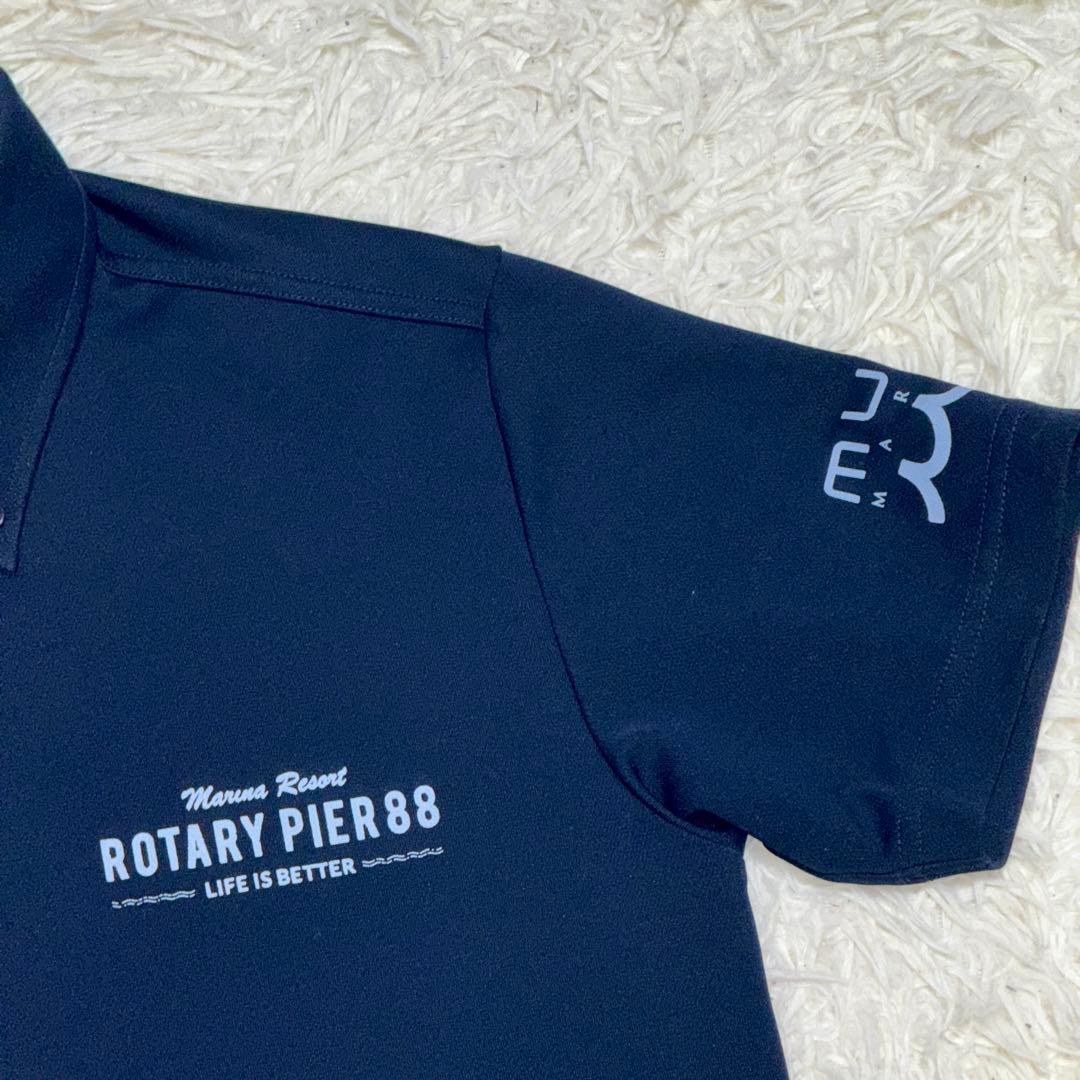 muta MARINE × ROTARY PIER88 ポロシャツ M ネイビー