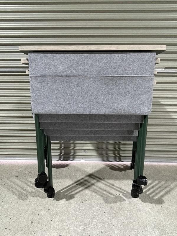 【美品】オカムラ　スプリント　MT40AB MHG9　5台　スタッキングテーブル