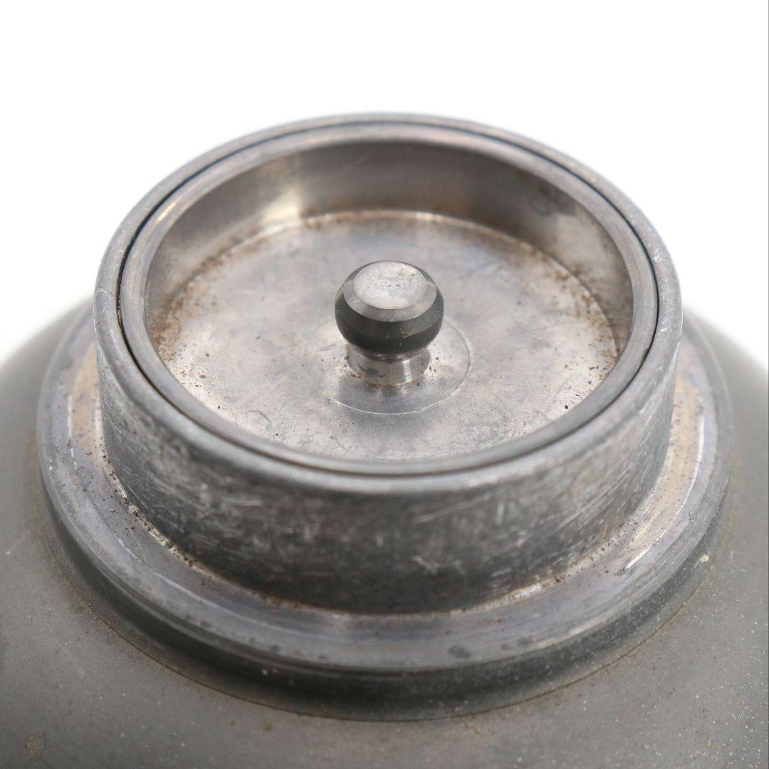 英祥堂造 古錫茶壷 茶心壷 煎茶道具 約328g　V247　BC23