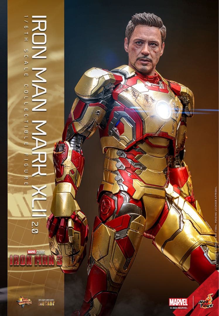 ホットトイズ　ムービーマスターピース アイアンマン・マーク42（2.0版）