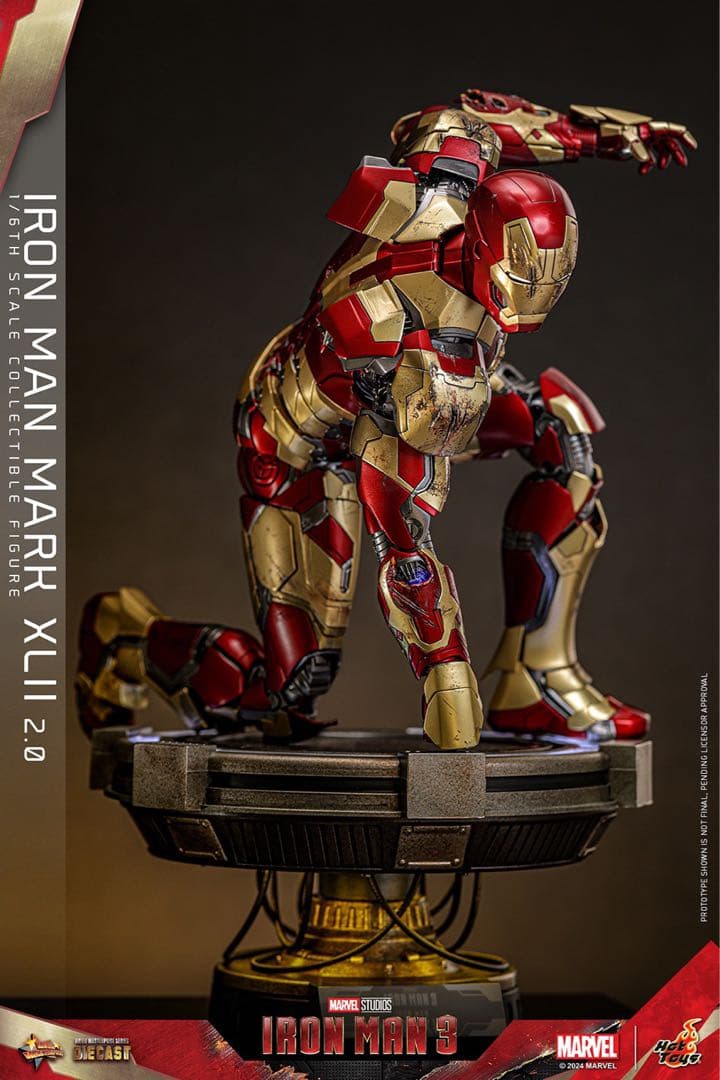 ホットトイズ　ムービーマスターピース アイアンマン・マーク42（2.0版）