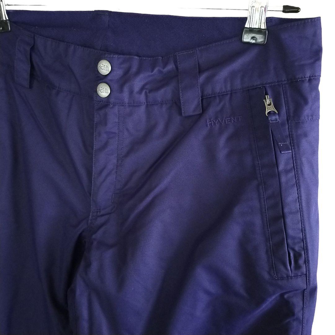 【高機能】US ノースフェイス HYVENT スノーボード パンツ 紫 M