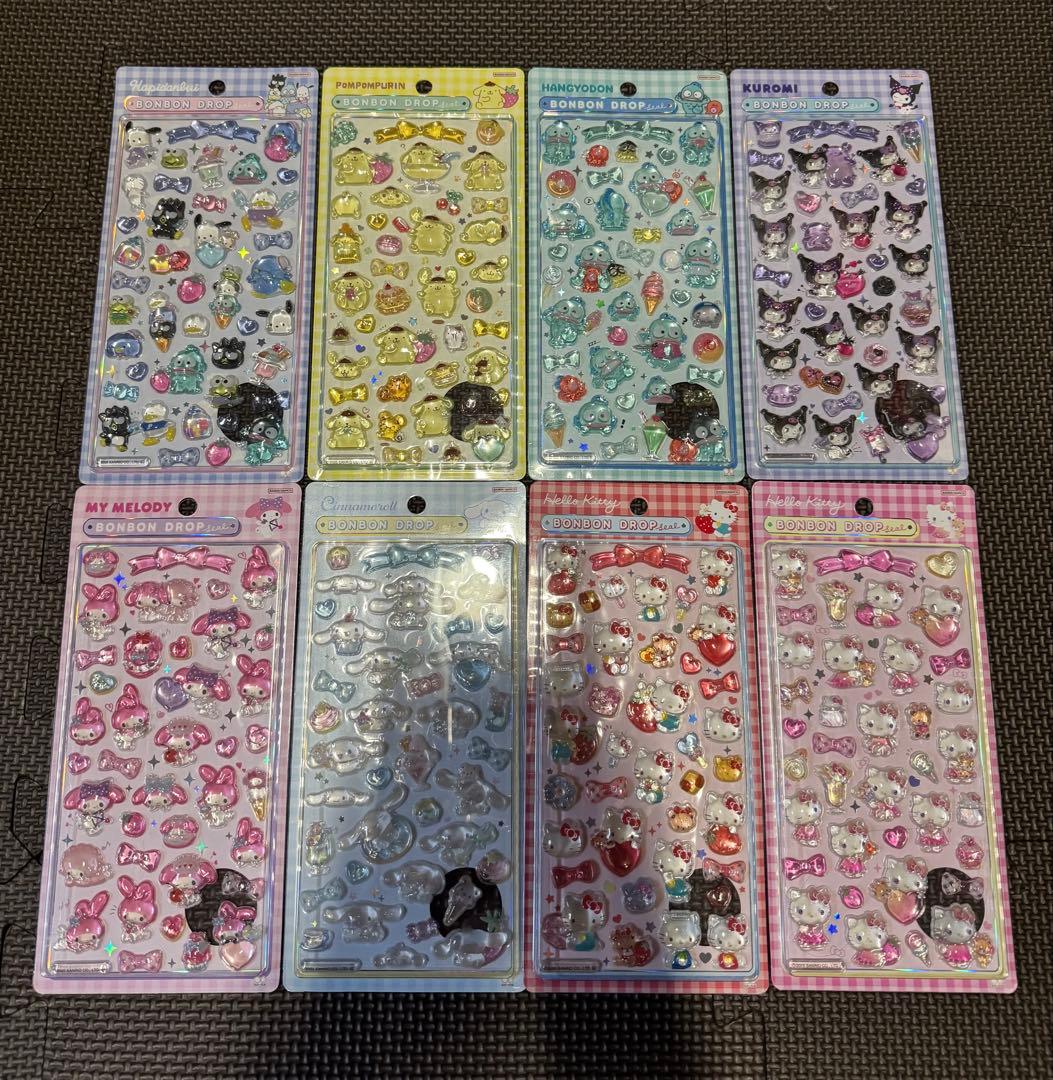 正規品サンリオボンボンドロップシール第1弾+ 第２弾 16 種コンプリートセット