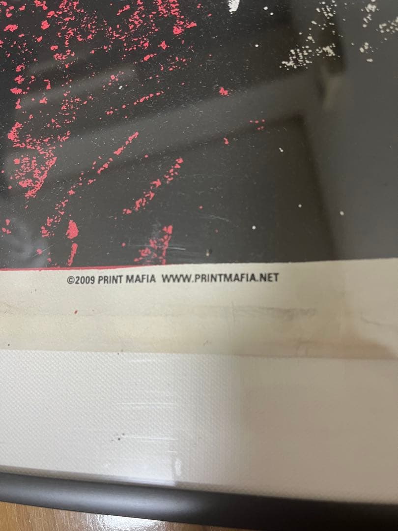 PRINT MAFIA シルクスクリーンプリント 額横42.5cm縦60cm