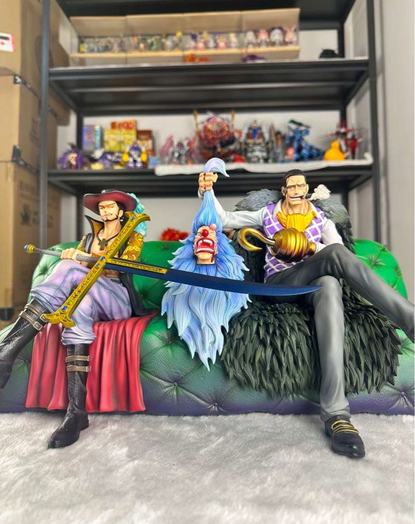 ワンピース 【クロスギルド 】ミホーク＆クロコダイル ガレージキット フィギュア