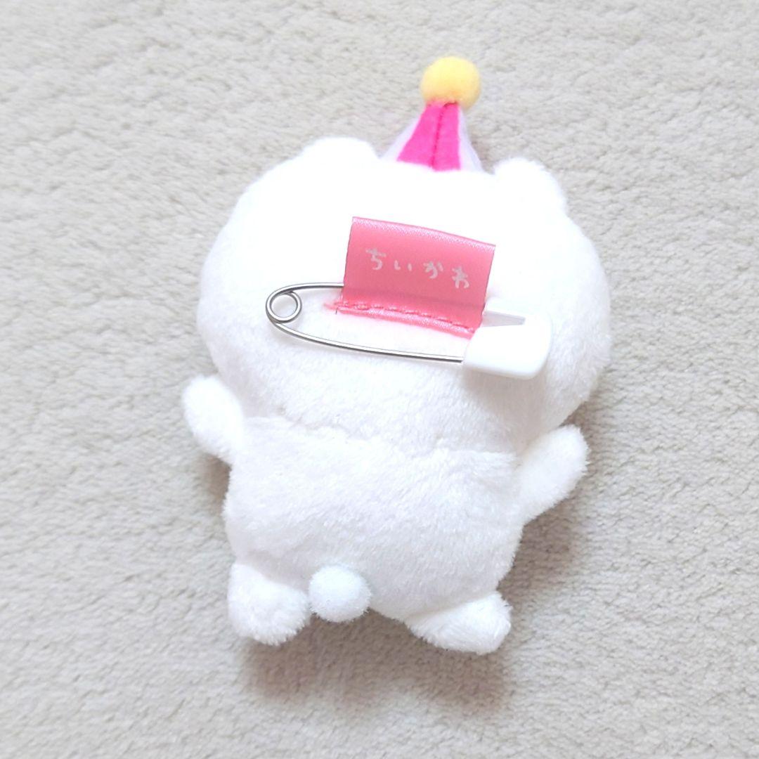 ちいかわらんど ぴーぽぽ 販促ノベルティ なかよしぬいぐるみバッジ ちいかわ