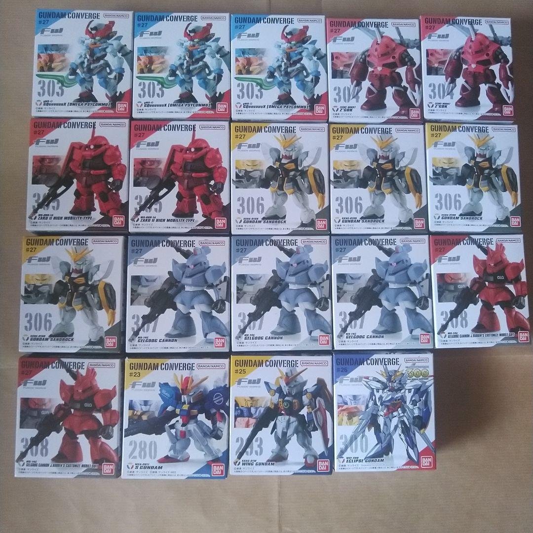 ガンダム コンバージ 食玩 GUNDAM CONVERGE 121体 未開封品