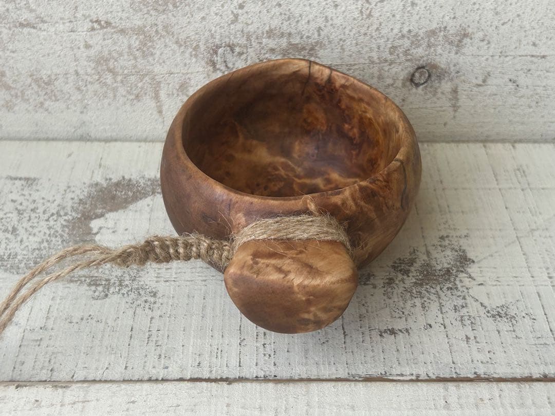 sunswood サンズウッド　白樺瘤　ククサ　kuksa ソロキャン　野営