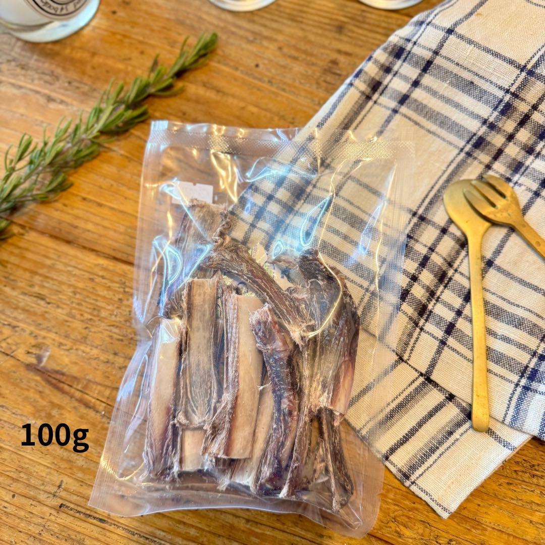 送料込み‼️鹿あばらジャーキー1kg（100g×10袋）中小型犬向けサイズ