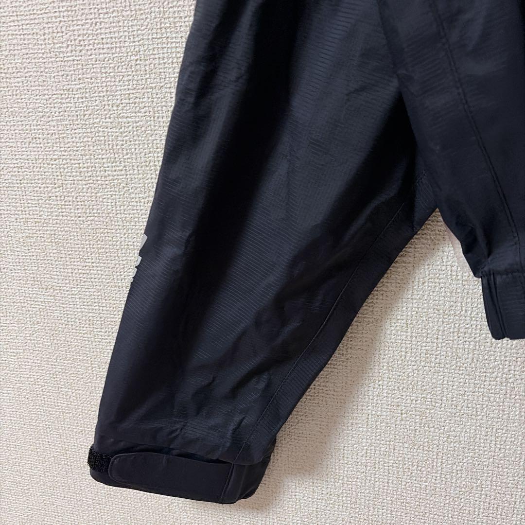 【VARIVAS 】バリバス　ドライアーマー　フード付きレインウェア　釣具　黒M