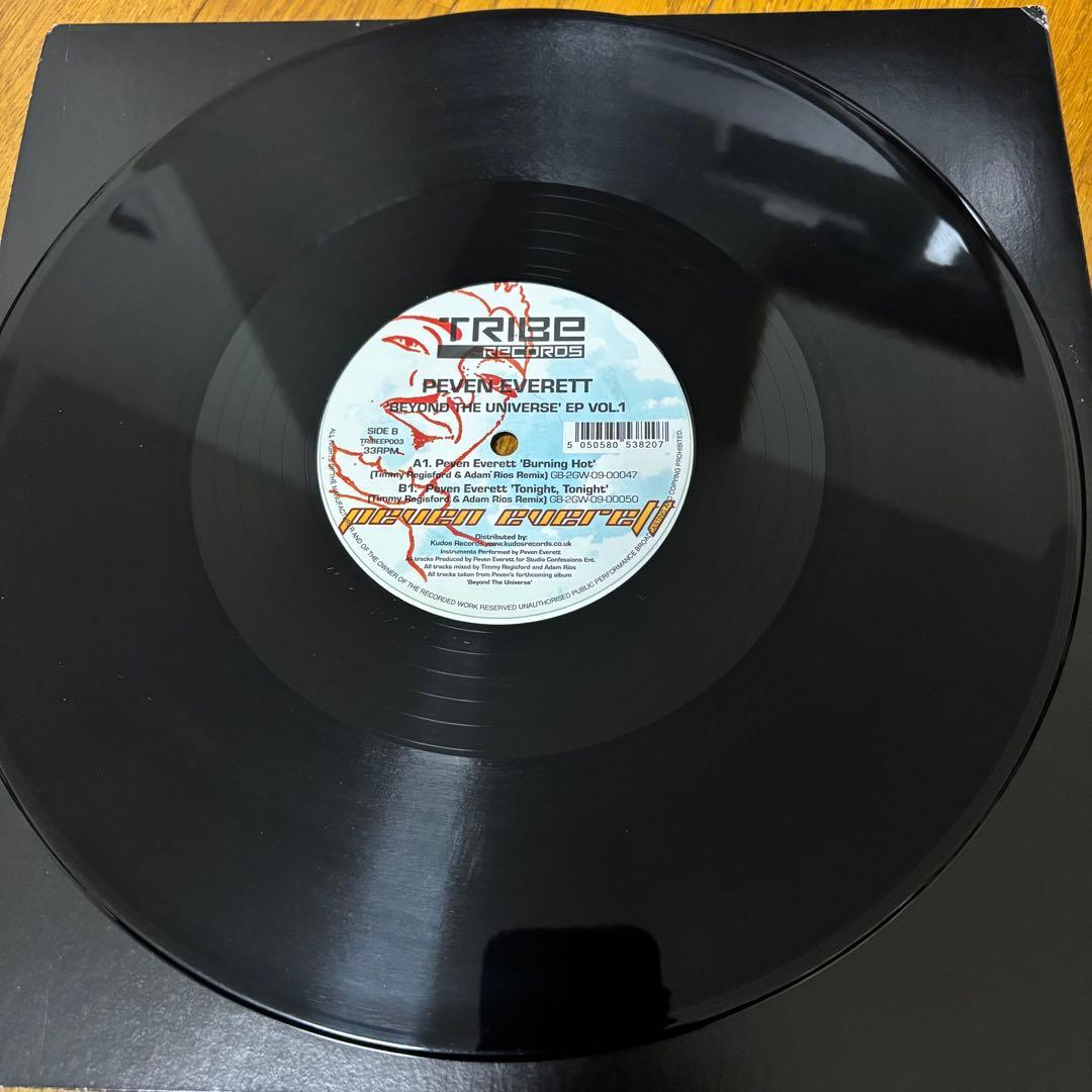 PEVEN EVERETT - BURNING HOT レコード