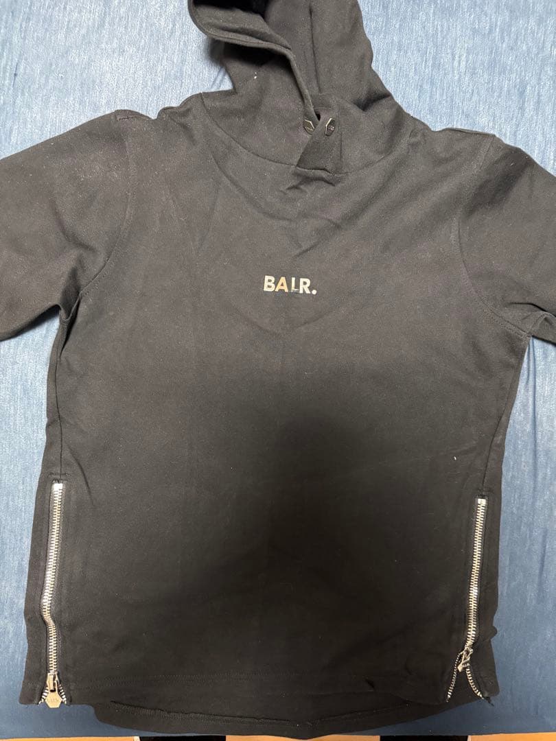 BALR. ブラック フード付きジャケット & ジャージパンツ セット