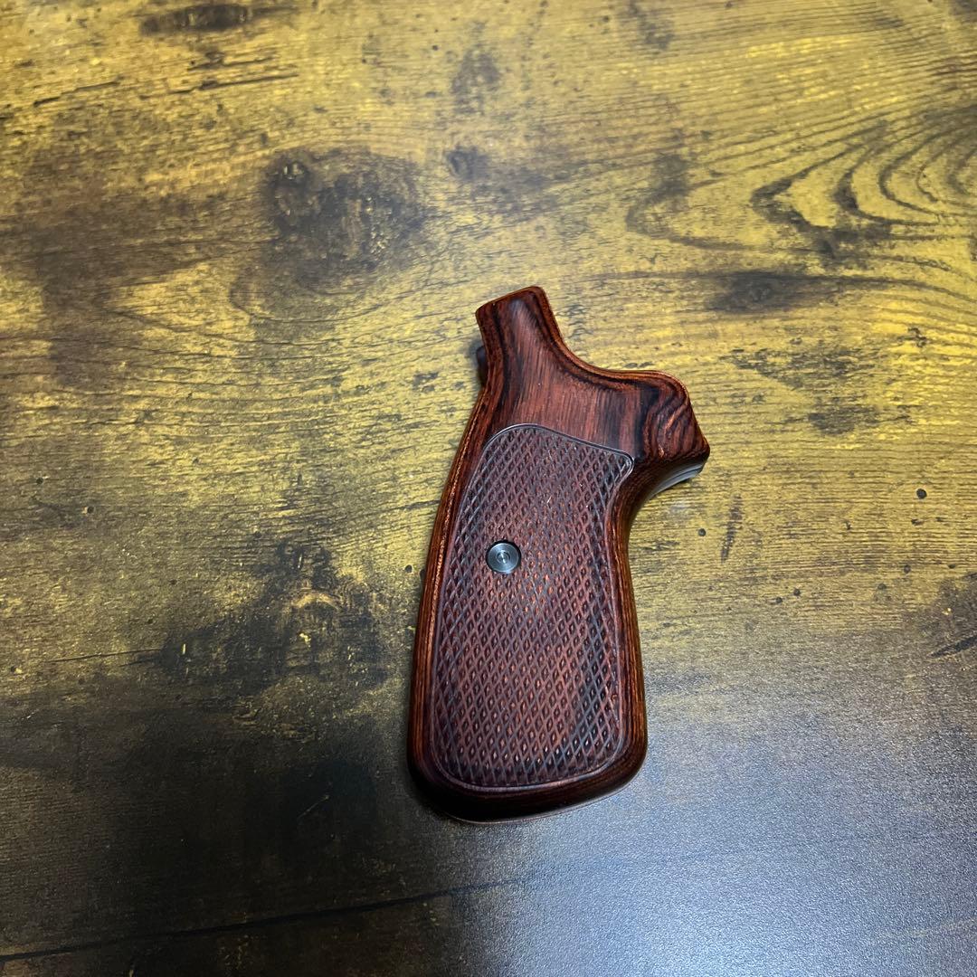S&W M327 R8 HW モデルガン　タナカ パンドラアームズ　木製グリップ