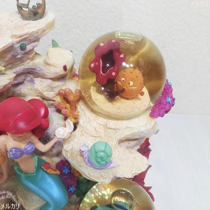 【レア】ディズニー★リトルマーメイド★アンダーザ・シー★スノードーム★オルゴール