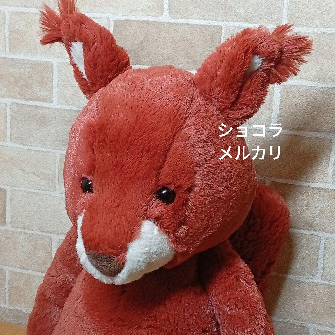  Squirrel 栗鼠 ジェリーキャット　動物 りすぬいぐるみ