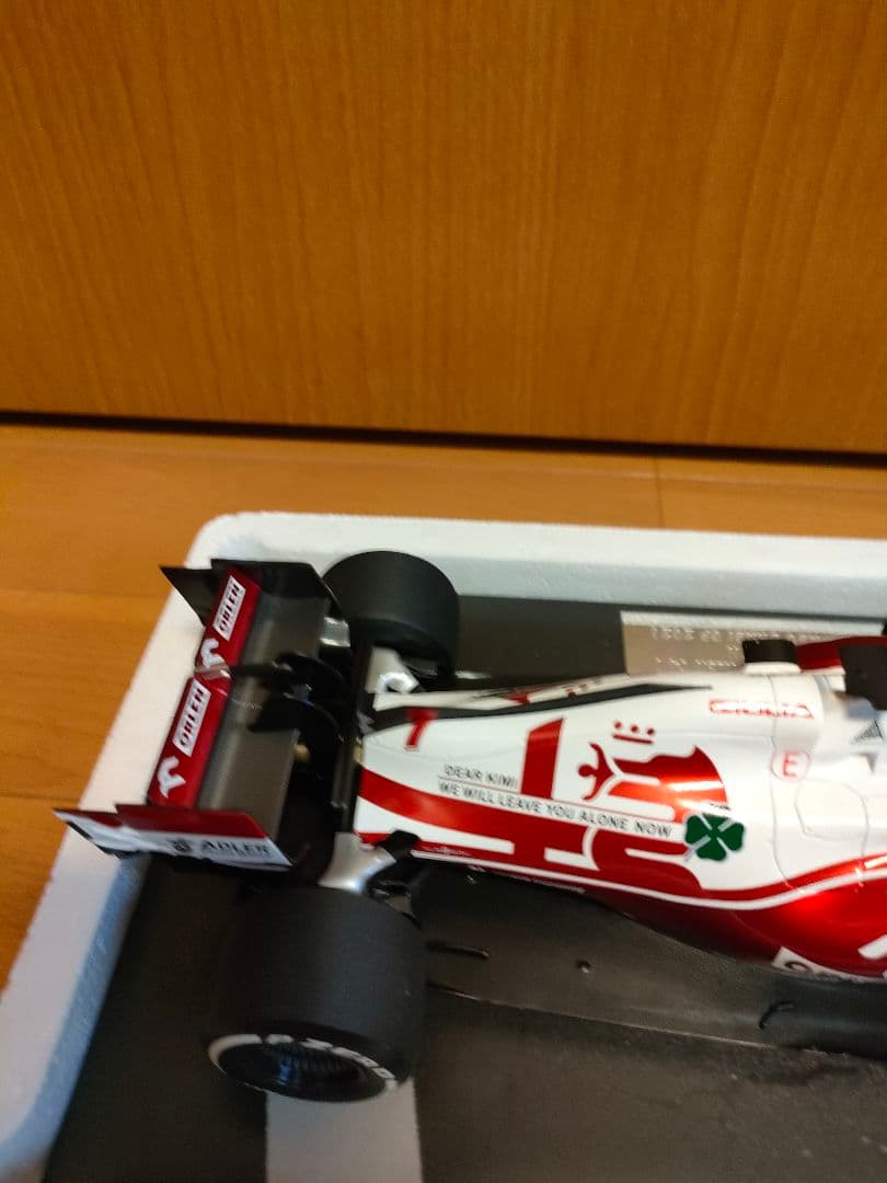 アルファロメオF1c41ミニカー1/18キミライコネン　ラストラン