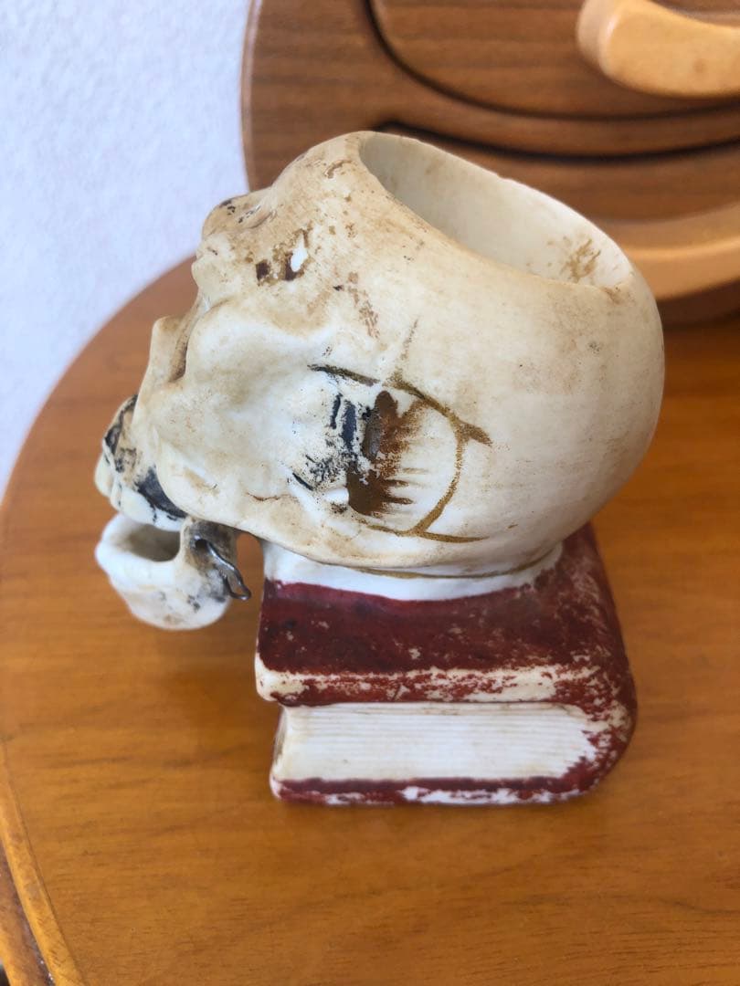 ビンテージ　50s スカル　髑髏　骸骨　ネイバーフッド　ミッドセンチュリー