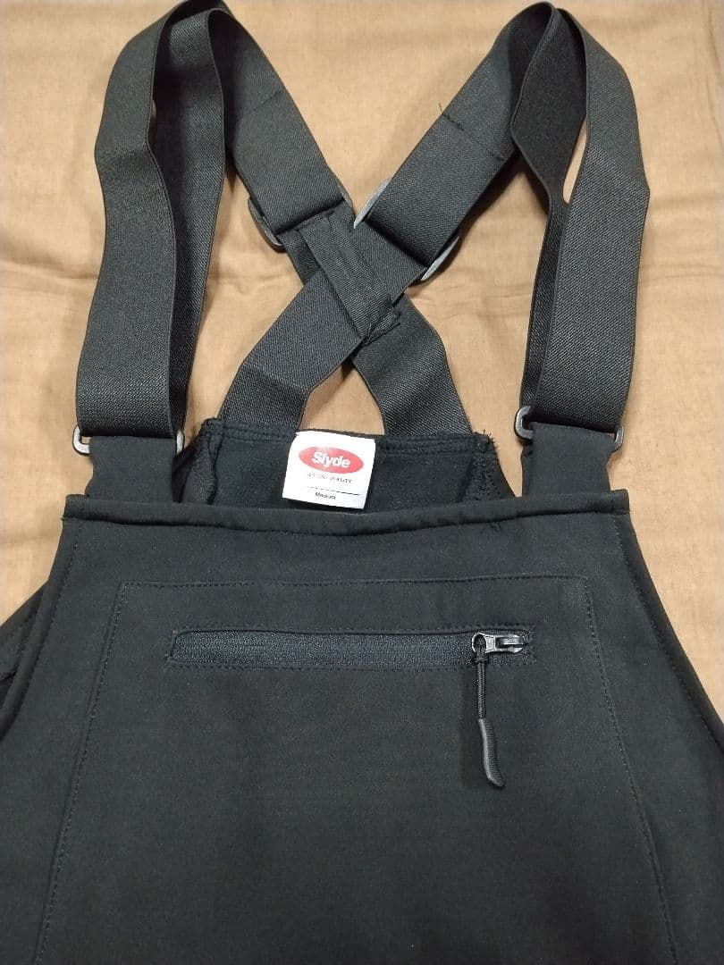 新品送 Slyde スライド ビブパンツ ブラック Mサイズ
