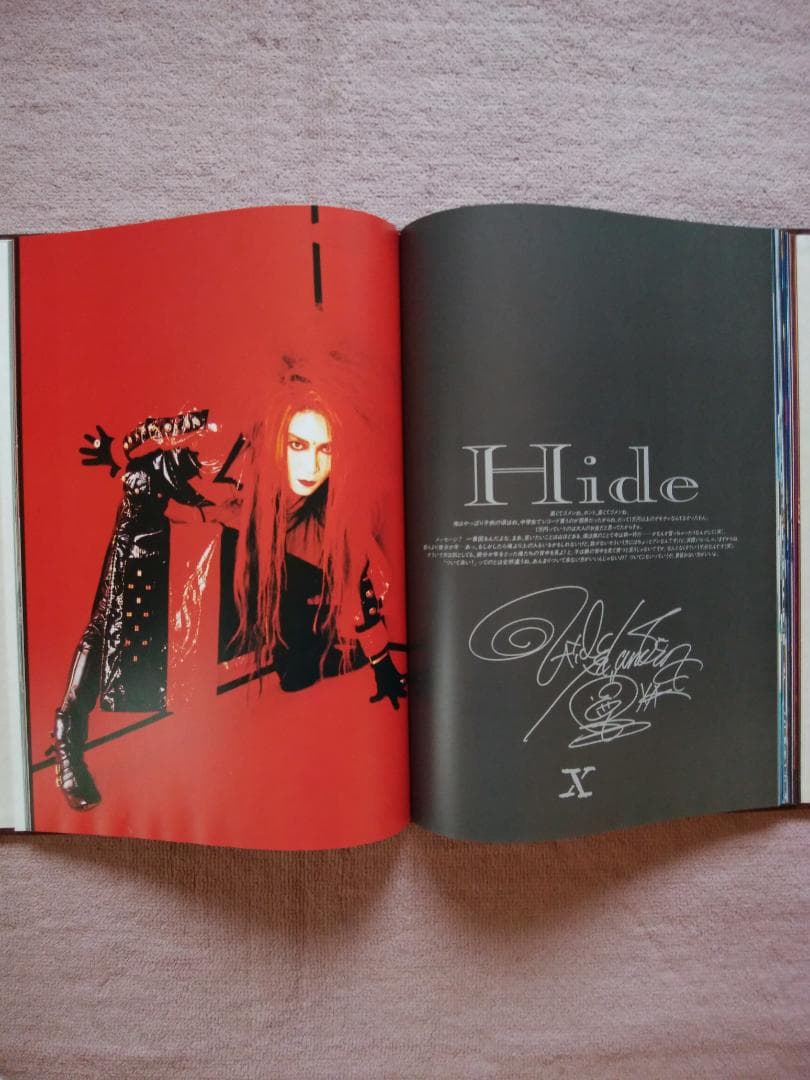 X JAPAN 写真集【初版】メモリアルフォトアルバム