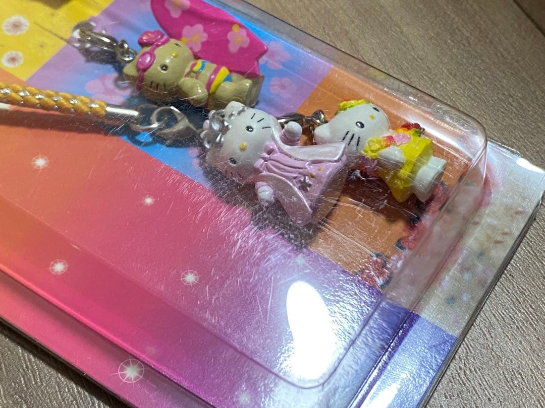 ハローキティ ストラップ 根付 ねつけ KTネツケ4P 7アソート KGC