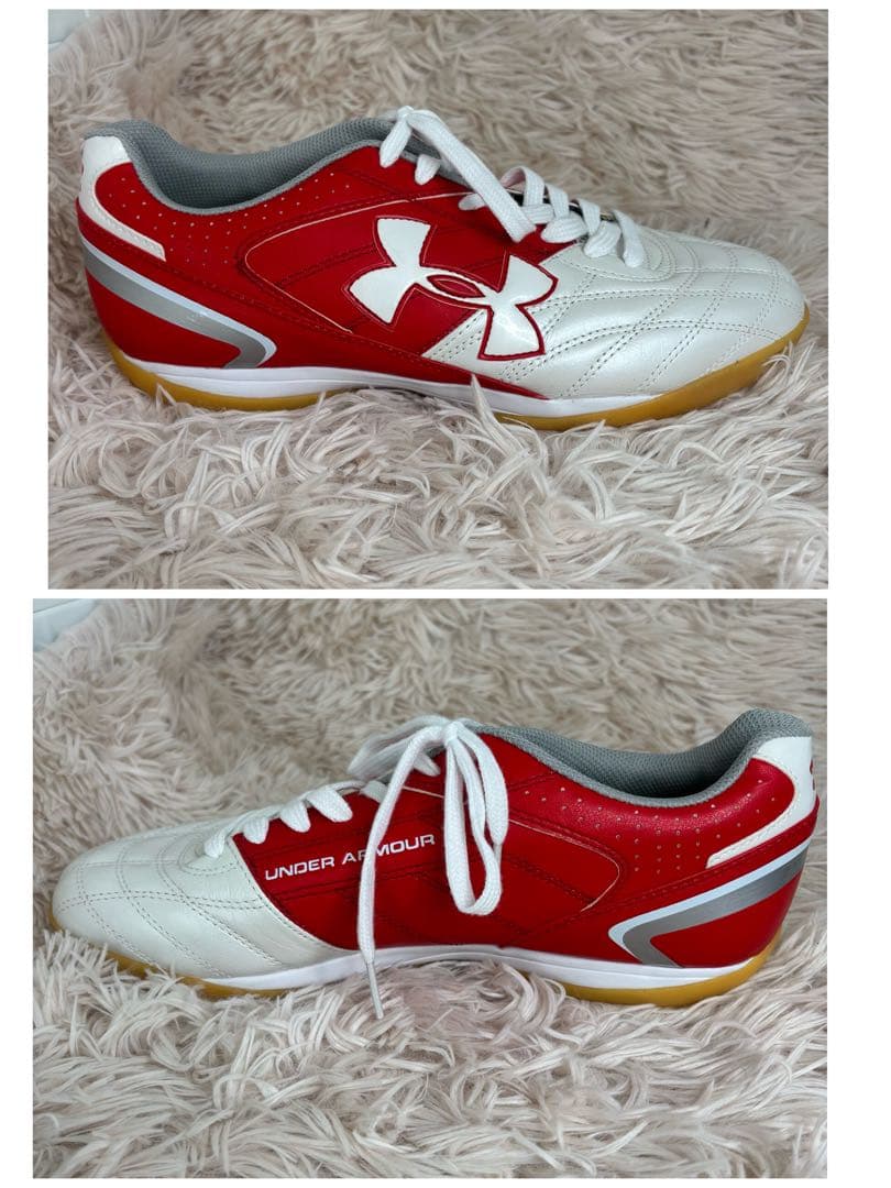 未使用 タグ付 極美品UNDER ARMOUR 27.5 フットサルシューズ屋内