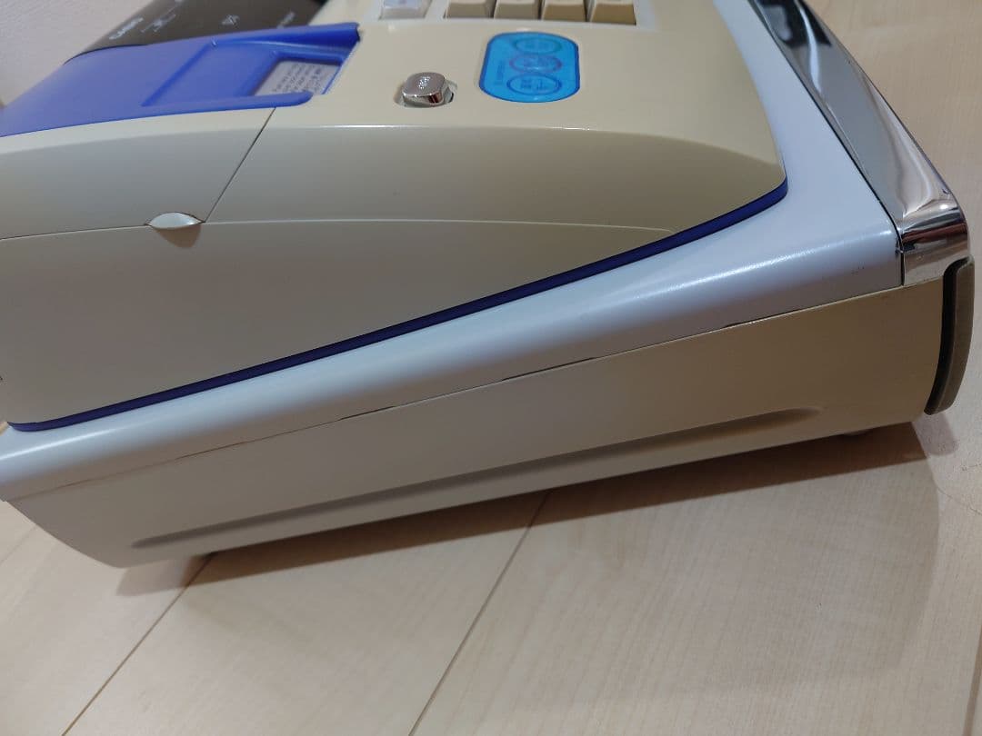 カシオ　レジスター　CASIO TE-M80 廃盤　希少ブルー