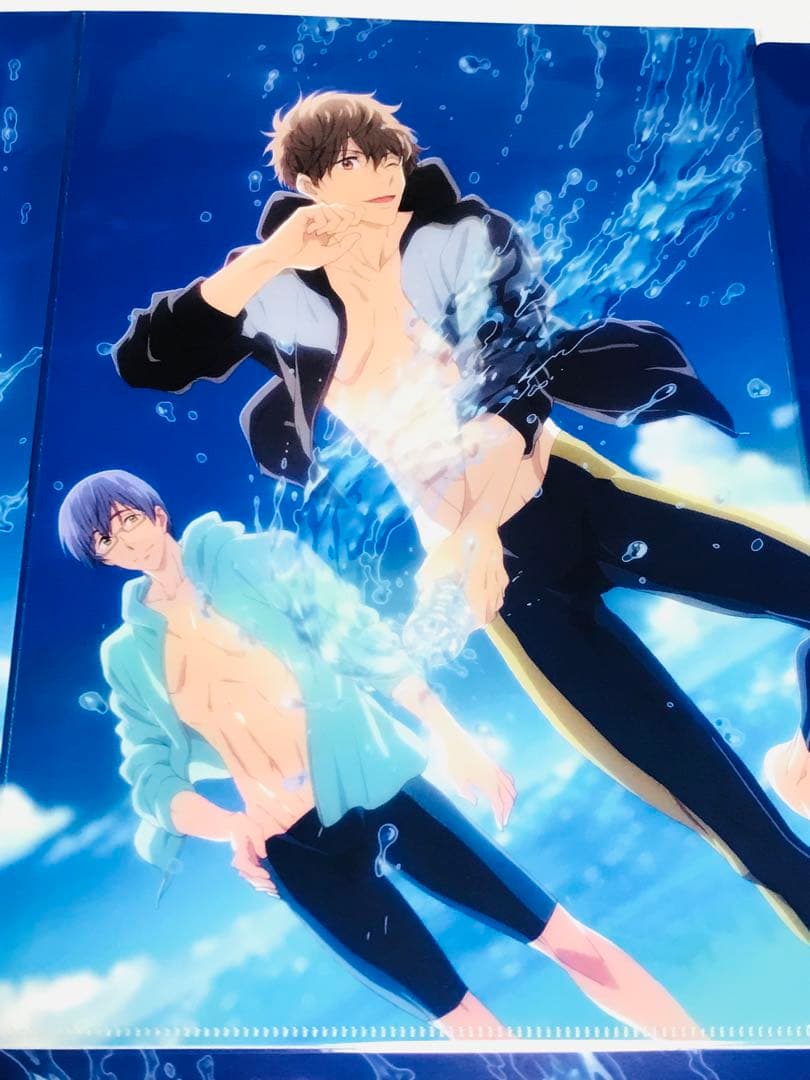 ◎美品◎Free!RWクリアファイル 七瀬遙 橘真琴 松岡凛 山崎宗介 桐嶋郁弥