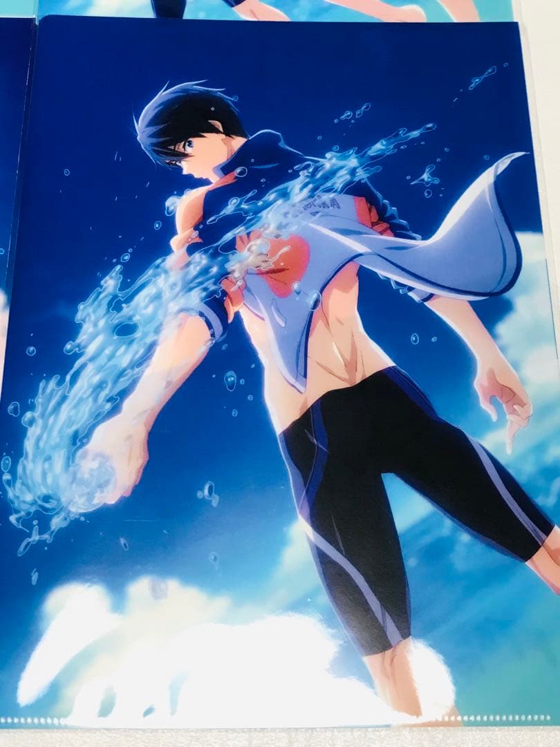 ◎美品◎Free!RWクリアファイル 七瀬遙 橘真琴 松岡凛 山崎宗介 桐嶋郁弥