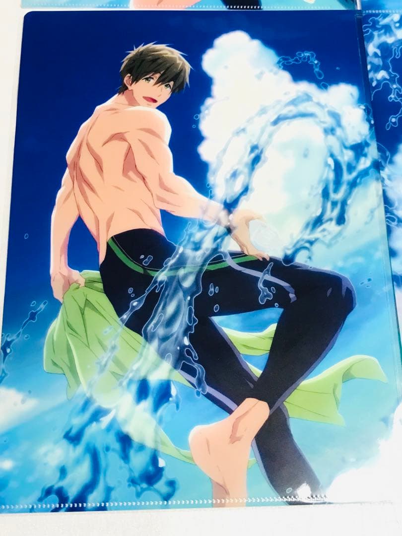 ◎美品◎Free!RWクリアファイル 七瀬遙 橘真琴 松岡凛 山崎宗介 桐嶋郁弥